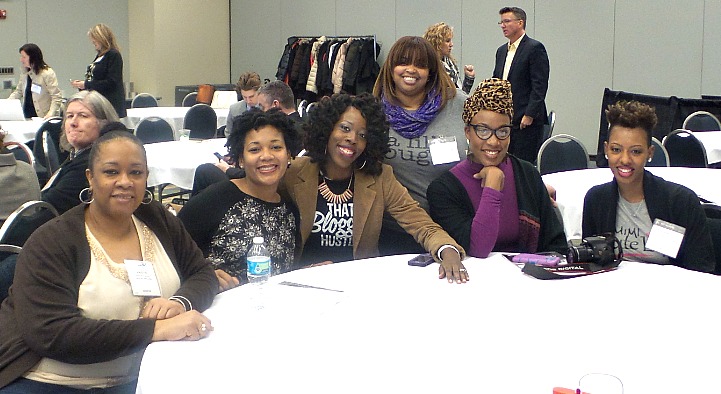 From L to R: Kirstin Fuller (Passenger 156), Martine Foreman (Candid Belle), Moi (Moms N Charge), Nae Staggs (I Choose the Sun), Te Espi (The Style Medic), Michellette "Mimi" Green (Mimi Cute Lips)