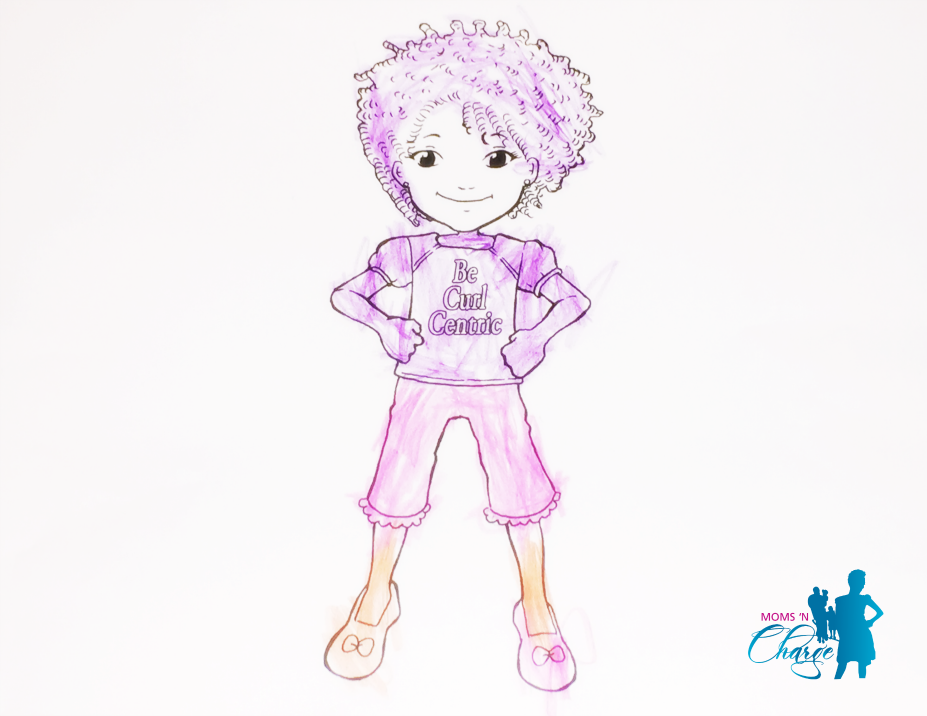 #BeCurlCentric Curly Girl coloring book 1