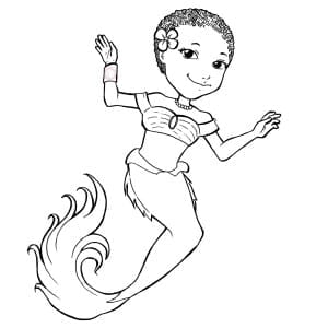 CurlCentricCurlyKidsColoringBookMermaidTWA