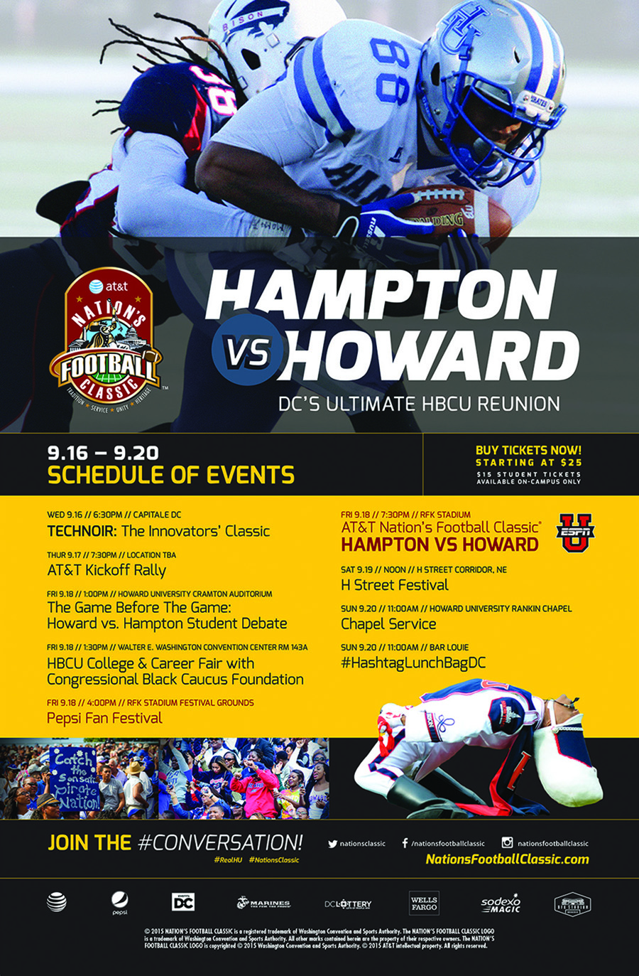 {GIVEAWAY} AT&T Nation's Football Classic Howard vs. Hampton Moms 'N