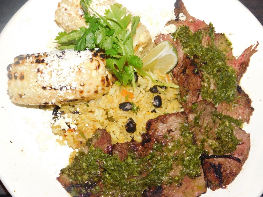 T's meal: Chimichurri Flank Steak