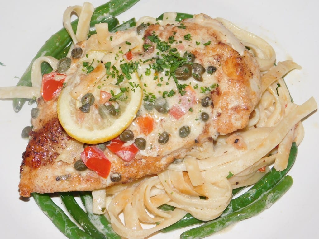 My meal: Chicken Piccata