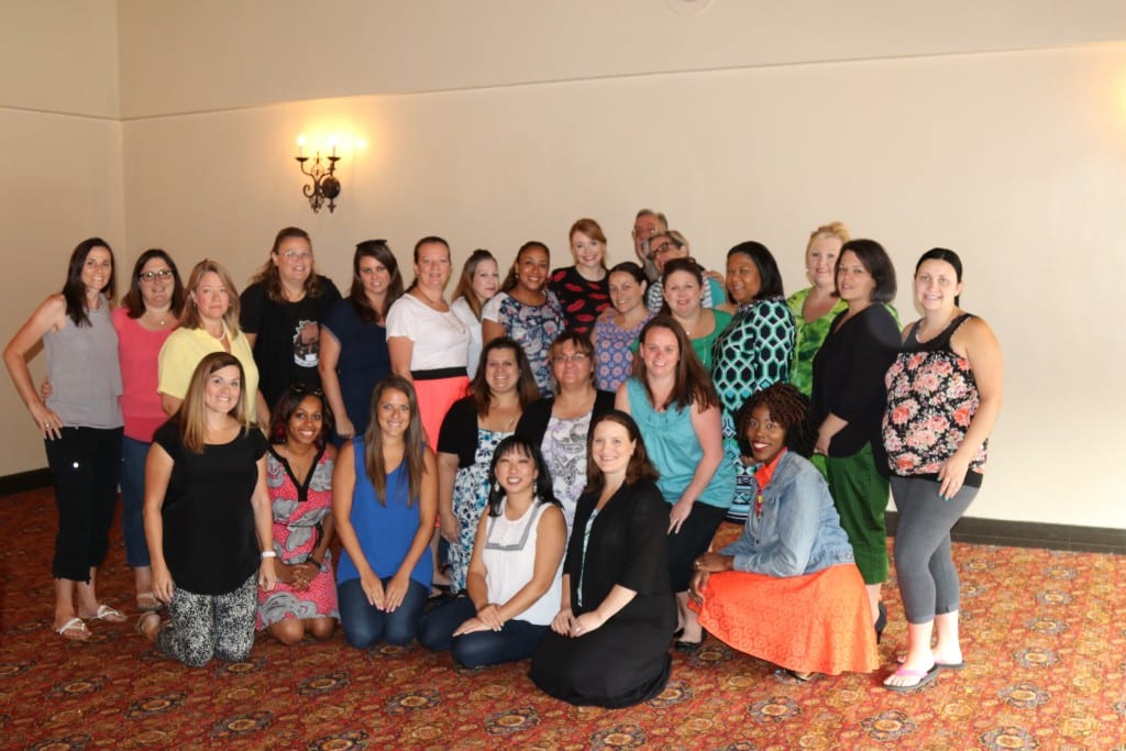 Group blogger photo with Bryce Dallas Howard - Pete's Dragon #PetesDragonEvent