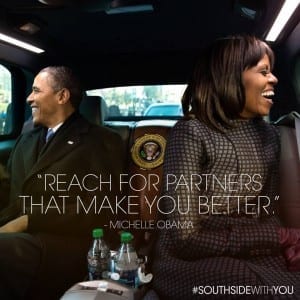 The Obamas #southsidewithyou