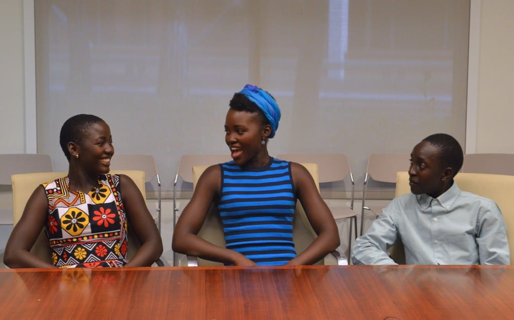 Madina Nawlanga, Lupita N'yong'o and Martin Kabanza (Photo credit: Carol Jones / AllMommyWants.com)