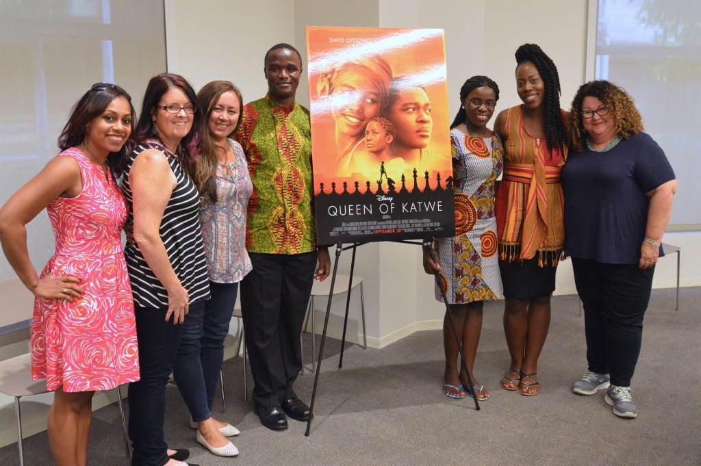 Group photo with Robert Katende and Phiona Muesi 