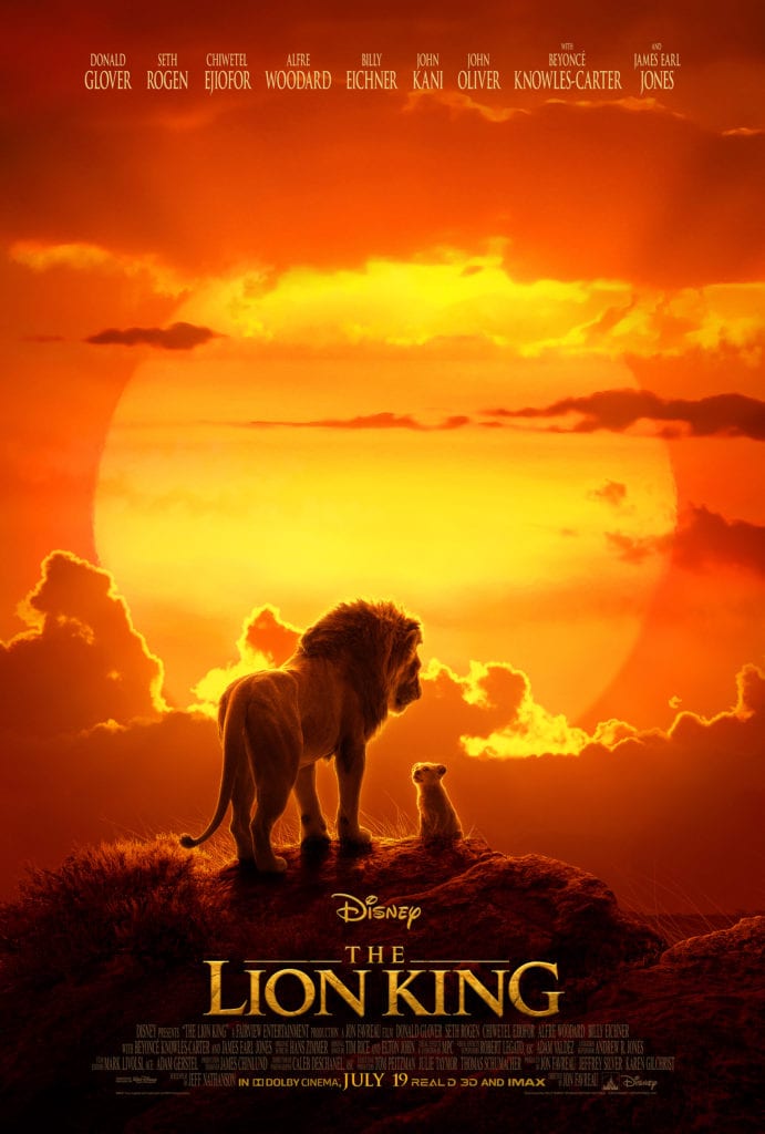 LION king live action movie poster