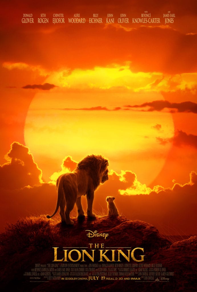 LION king live action movie poster